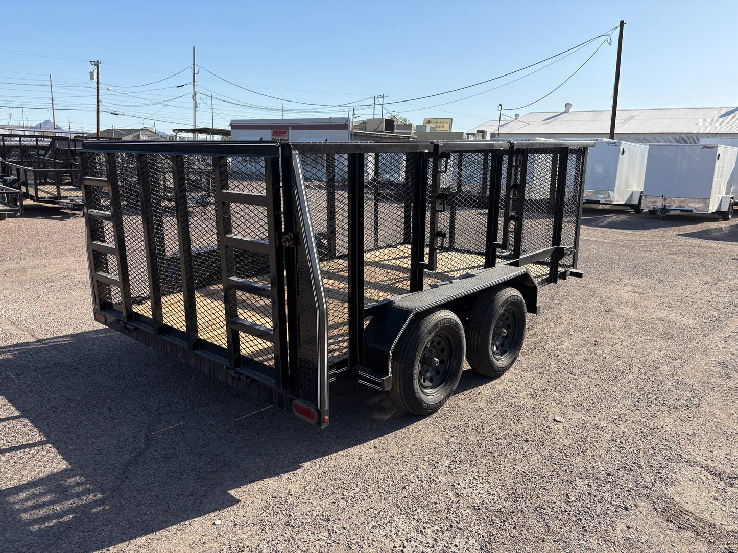 18 Dual Axle Landscape Trailer