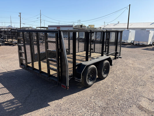 18 Dual Axle Landscape Trailer